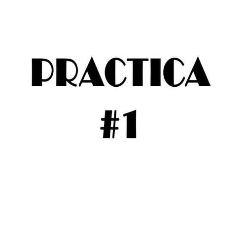 Pract #1