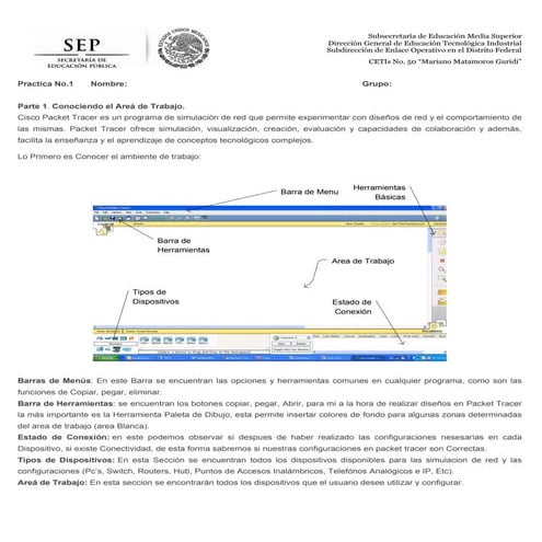 Pract 1  conociendo el ambiente de trabajo