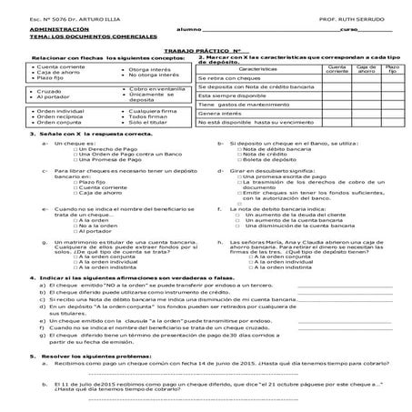 Practcheques dep y otros