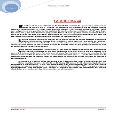 Practica 1 | DOCX