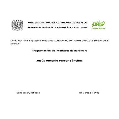 Compartir una impresora en red