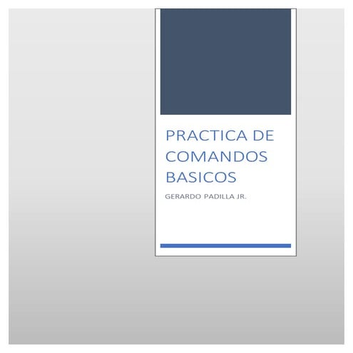 Practica de comandos | PDF