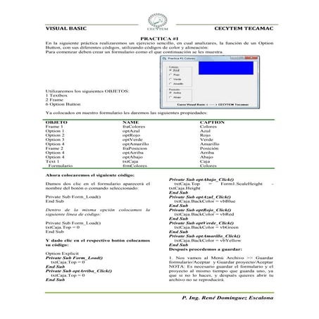 Practicas Visual Basic 6.0