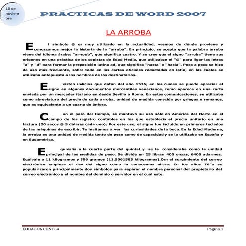 Practica 1 | DOCX