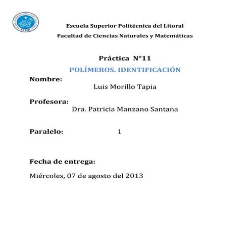 Practica 11 (Polímeros) 