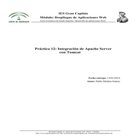 Apache Tomcat 8: integración con Apache Server (con mod_jk)