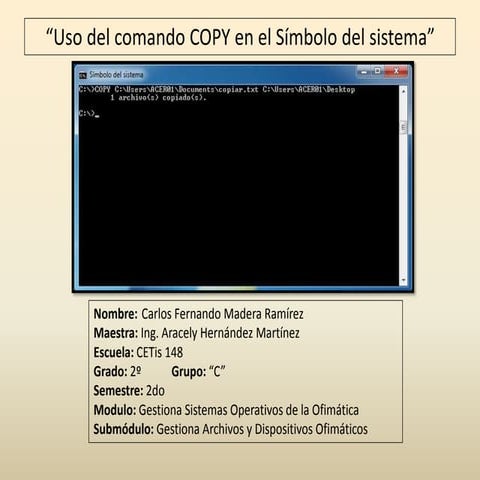 Comando Copy | PPTX