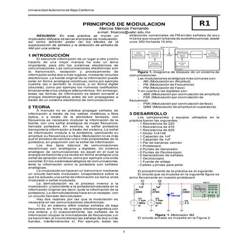 Practica Moduladores