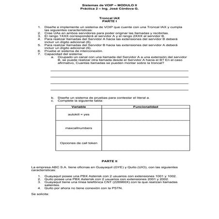 Practica 2 - VOIP II