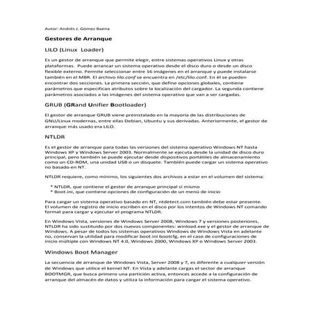 Practica3, gestores arranque