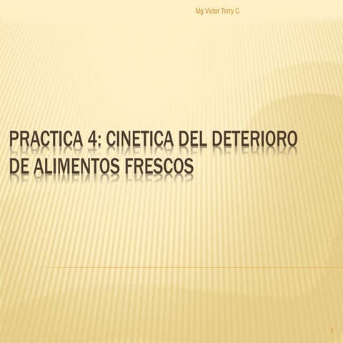 Principales Causas De Deterioro De Los Alimentos | PPT