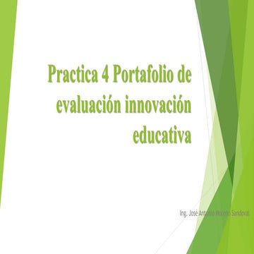 Practica 4 portafolio de evaluación innovación educativa