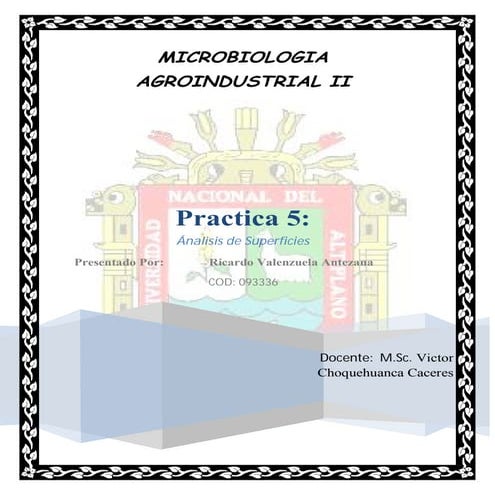 Análisis de Superficies