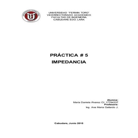 informe de la practica 5 | DOCX