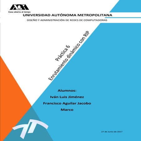Enrutamiento Dinámico con RIPv1 y RIPv2