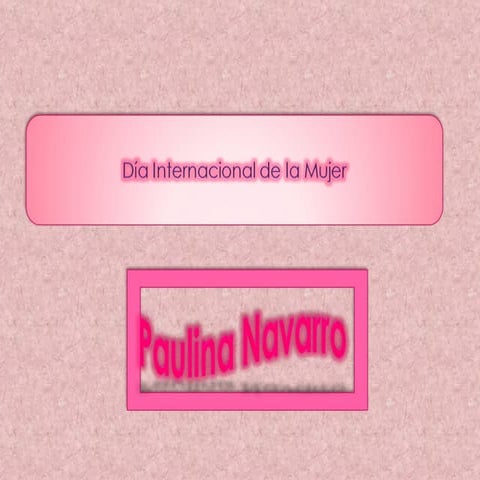 Dia de la Mujer