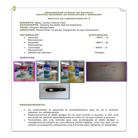 Practica 8 de biologia | DOCX