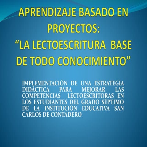 Practica de aula innovadora