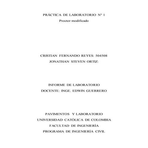 Practica de laboratorio #1 proctor modificado