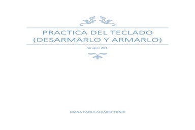 Practica del teclado