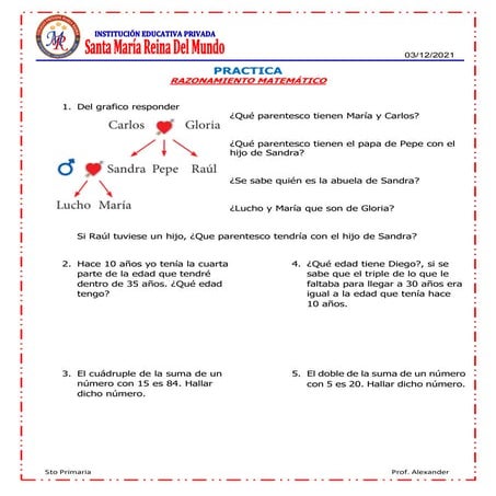Practica de rm 5to primaria