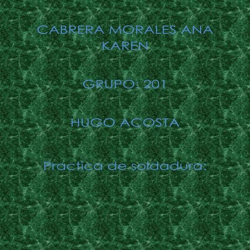 Practica de soldadura! correccion