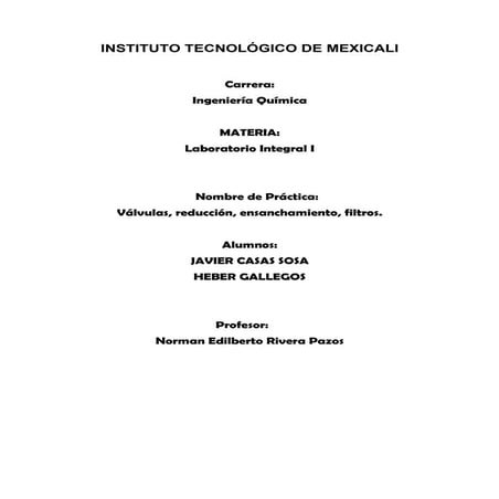 Practica de valvulas