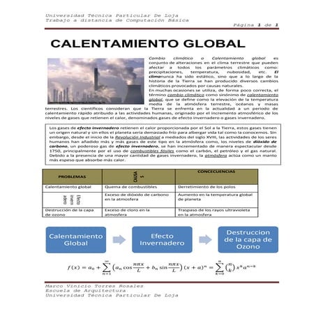 Cuál es la diferencia entre el calentamiento global y el cambio ...