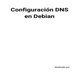 Configuración DNS