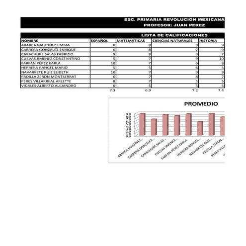 Practica grafica excel