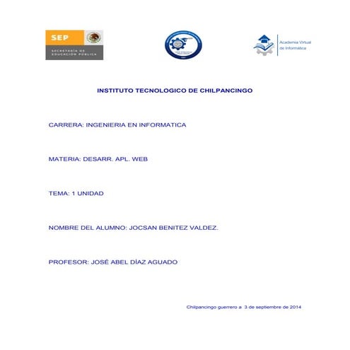 Practica instalacion de wampserver jocsan benitez