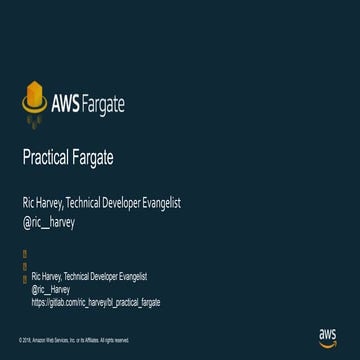 Practical AWS Fargate