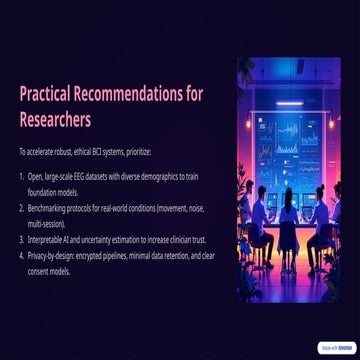 Practical Recommendations for Ethical and Robust BCI Research | PPTX