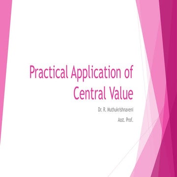 Practical Application of Central Value.pptx