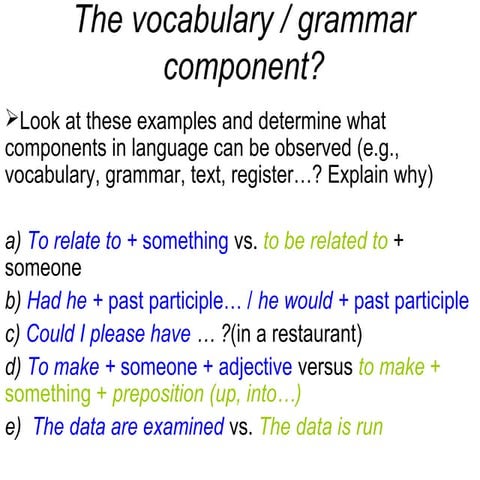 Practical cases, Applied linguistics course (MUI) | PPT