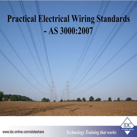 Practical Electrical Wiring Standards - AS 3000:2007