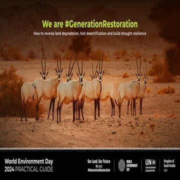 Practical guide for the  celebration of World Environment Day on  june 5th.