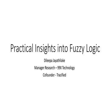 Practical insights into fuzzy logic   