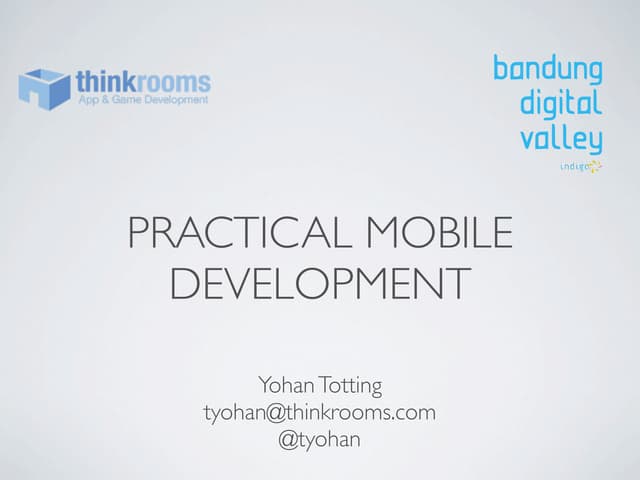 Practical Mobile App Development Ppt Practical Mobile App Development Ppt