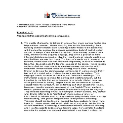 Practical n 7 practice ii