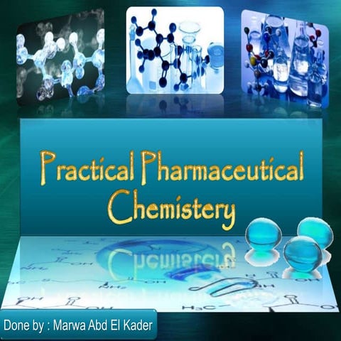 Practical pharmaceutical chemistery