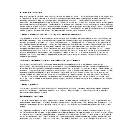 Practical production and planning