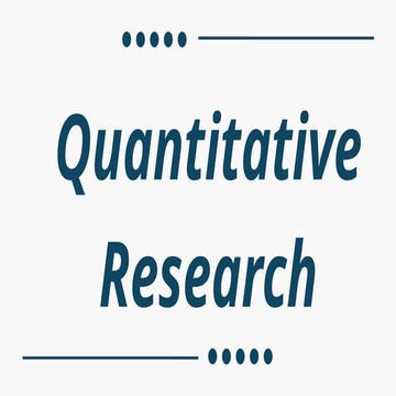 practical research in education quantita