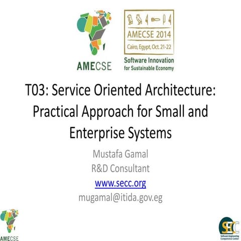 Practical soa for business and researchers