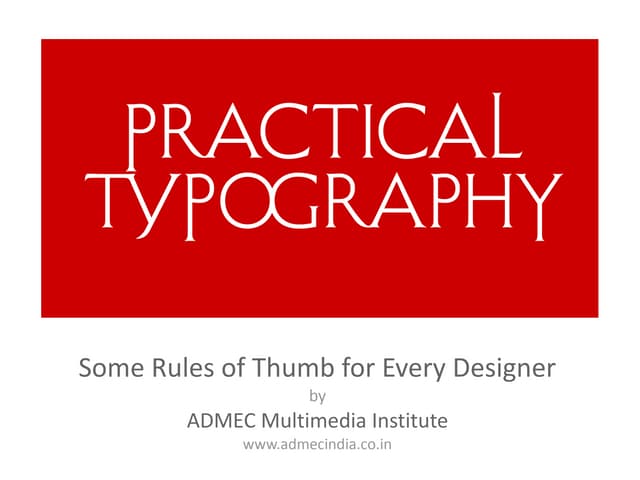 Typography Essentials Part 2 Typography Essentials Part 2