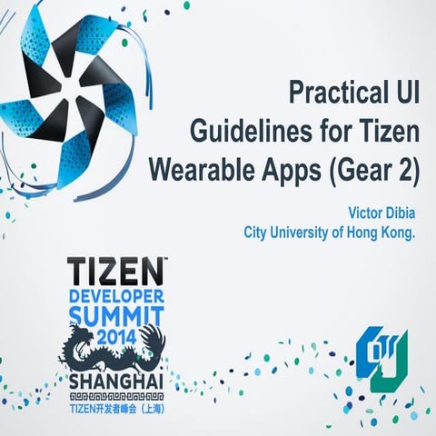 Practical UI Guidelines for Wearable Apps