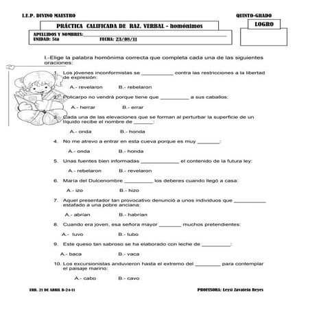 Practica nº02   palabras homonimas