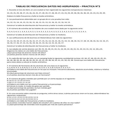 PRACTICA N°2 ESTADÍSTICA