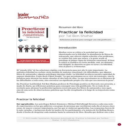 Practicar la-felicidad