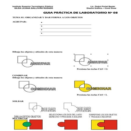 Practicas de corel draw x6